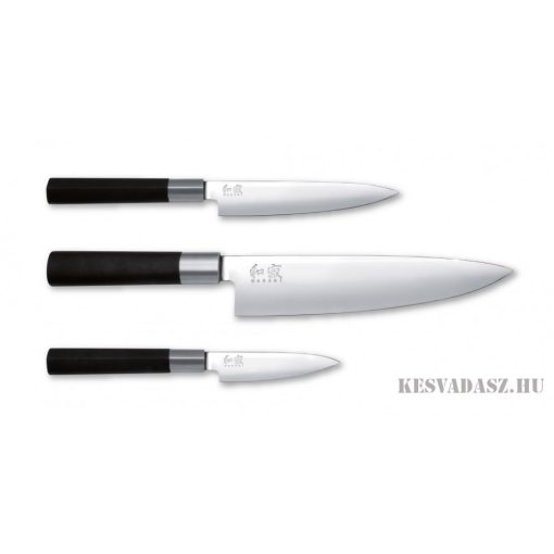 KAI Wasabi Black 3 részes szakácskés szett