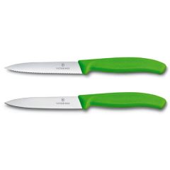   VICTORINOX Swiss Classic késkészlet (10 cm) 2 részes, zöld
