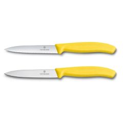   VICTORINOX Swiss Classic késkészlet (10 cm) 2 részes, sárga