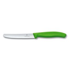   VICTORINOX Swiss Classic paradicsomszeletelő kés (11 cm) 2 részes, zöld