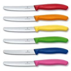   VICTORINOX Swiss Classic paradicsomszeletelő kés (11 cm) 6 részes, színes