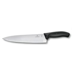   VICTORINOX Swiss Classic szakácskés, barázdált pengével (25 cm) fekete