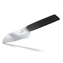 VICTORINOX Swiss Modern santoku kés, barázdált pengével (17 cm) fekete