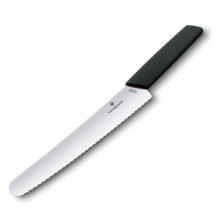 VICTORINOX Swiss Modern kenyérvágó kés (22 cm) fekete