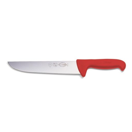 DICK ErgoGrip szeletelőkés (18 cm) merev, egyenes, piros