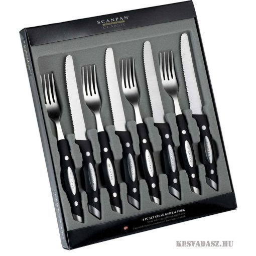 SCANPAN Classic 4 személyes steak evőeszköz