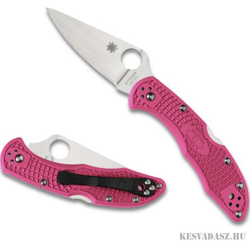 Spyderco DELICA 4 FRN PINK női zsebkés