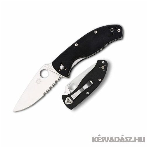 Spyderco Tenacious félig fogazott zsebkés