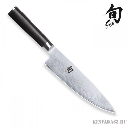 KAI Shun damaszk pengés szakácskés - 20cm pengevédővel