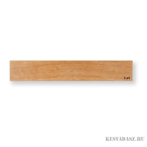 KAI falra szerelhető mágneses tölgyfa késtartó (kések nélkül)