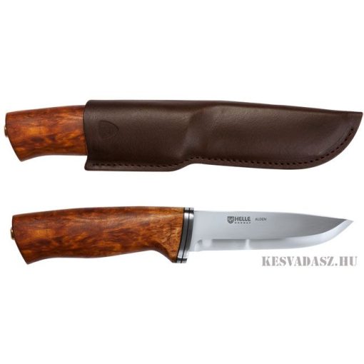 HELLE Alden outdoor kés bőr tokkal