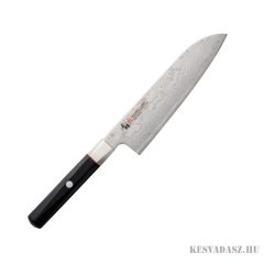   Mcusta Zanmai Hybrid Damascus Splash Santoku szakácskés 18 cm-es