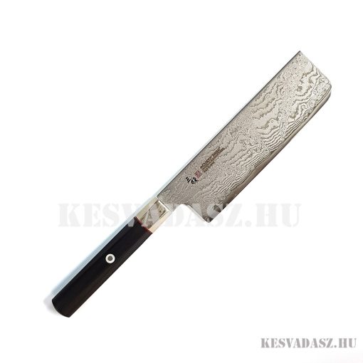 Mcusta Zanmai Hybrid Damascus Splash Nakiri aprítókés 16,5 cm-es