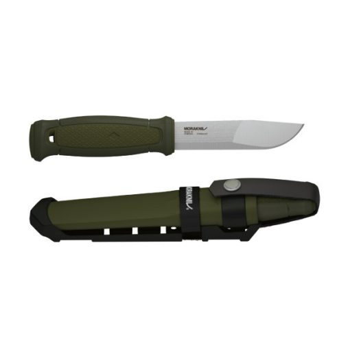 MORAKNIV Kansbol (S) kés, Multi-Mount tokkal, zöld