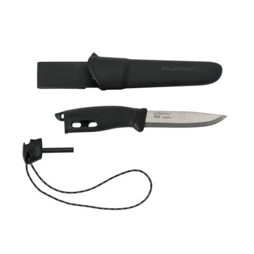 MORAKNIV Companion Spark (S) kés, tokkal, szikravetővel, fekete