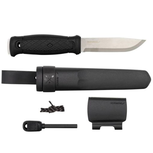 MORAKNIV Garberg (S) tőr, tokkal + Survival Kit tűzgyújtó készlet