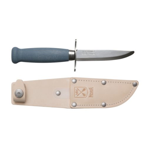 MORAKNIV Scout 39 (S) kés, kékáfonya, bőr tokkal