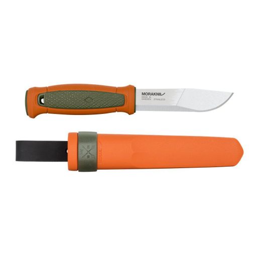 MORAKNIV Kansbol Hunting (S) kés, tokkal, oliva/narancs