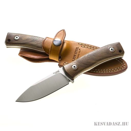 LionSteel M4 Walnut wood outdoor kés