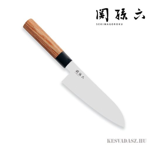 KAI Seki Magoroku RedWood santoku szakácskés - 17cm