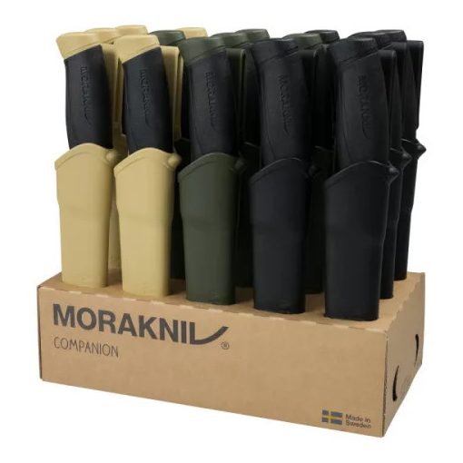 MORAKNIV Companion (S) kés tokkal, 3x5 szín, pasztell