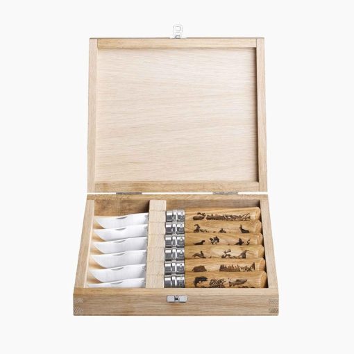 OPINEL Tradition Gravure No.08 (S) zsebkés válogatás, bükk