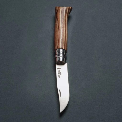 OPINEL Tradition Luxe Laminated No.08 (S) nyírfa, barna