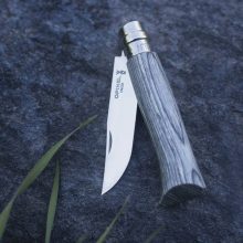 OPINEL Tradition Luxe Laminated No.08 (S) nyírfa, szürke