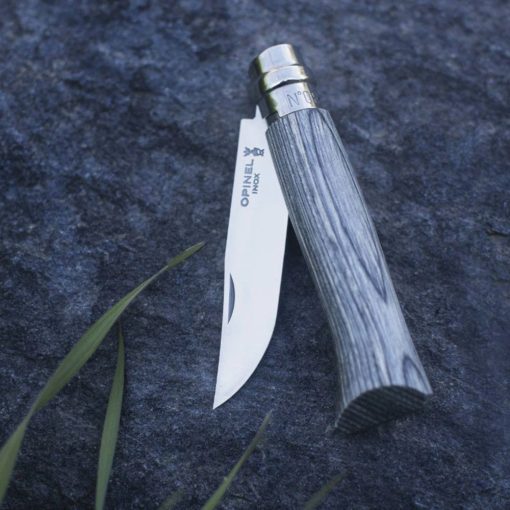 OPINEL Tradition Luxe Laminated No.08 (S) nyírfa, szürke