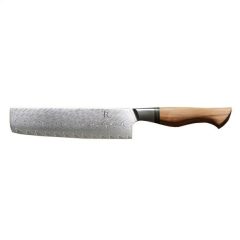   RYDA KNIVES ST650 nakiri kés (18 CM) damaszkuszi acélpengével