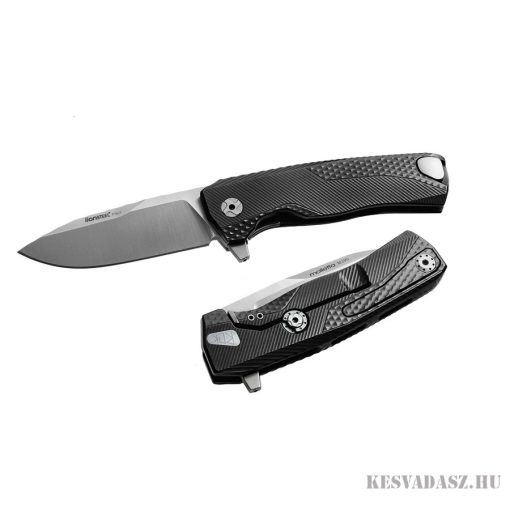 LionSteel ROK Aluminium Black zsebkés, fekete