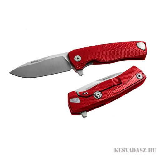 LionSteel ROK Aluminium Red zsebkés, piros