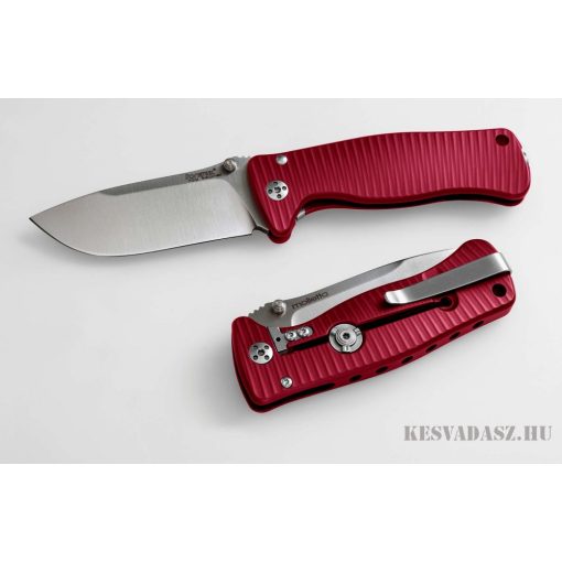 LionSteel SR2 Aluminium Red zsebkés, piros