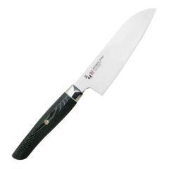   Mcusta Zanmai Revolution Kosantoku japán konyhakés, 15 cm penge, zöld Micarta