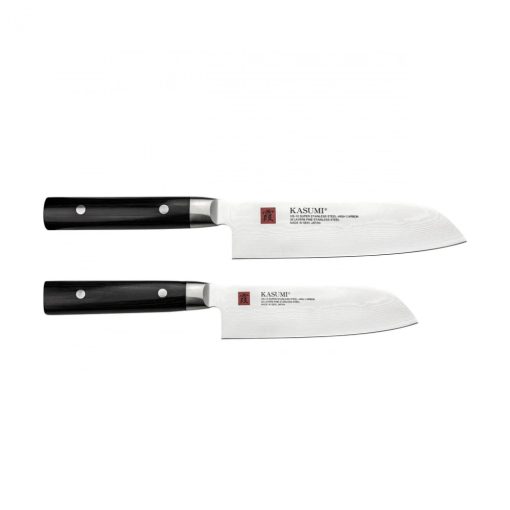 KASUMI japán damaszk santoku késkészlet - 2 részes