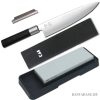 KAI Wasabi Black szakácskés pengevédővel és fenőkővel KAI Wasabi Black szakácskés pengevédővel és fenőkővel